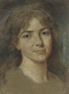 Portrait Of Young Woman, Bust-length