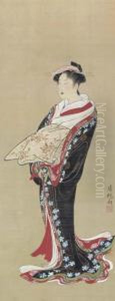 Standing Courtesan - view 1