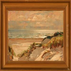 Coastal Scene From Thenorth Sea, Denmark by Niels Holbak