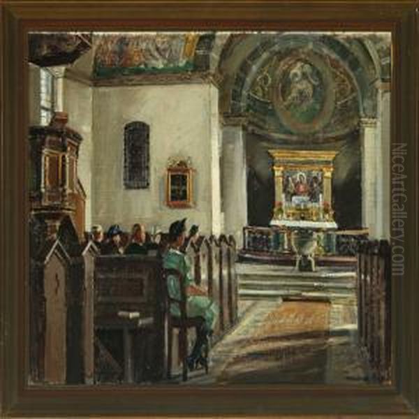 Church Interior, Vorfrelser Kirke Esbjerg - view 1