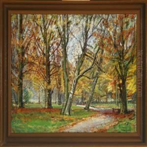 Autumn Forest With A Path