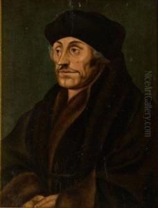 Portrait D'erasme Panneau by Hans Holbein the Younger