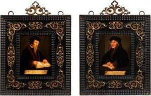 Der Reformator Johannes Calvin (1509 - 1564) by Hans Holbein the Younger