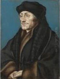 Portrait Of Erasmus Of Rotterdam (1466-1536) by Hans Holbein the Younger