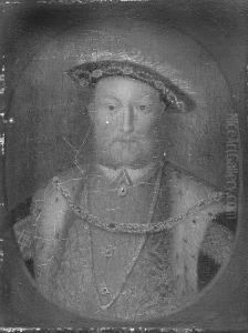 A Portrait Of Henry Viii, Half Length by Hans Holbein the Younger