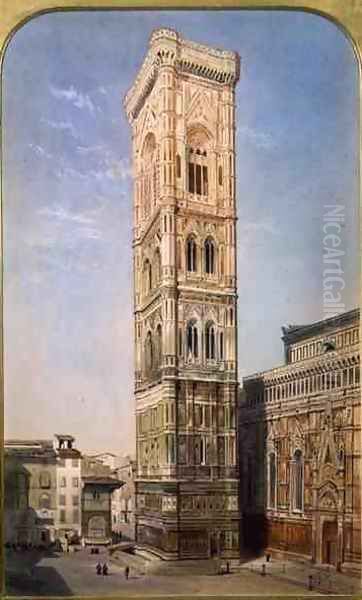 Giotto's Tower, Florence, 1857 - view 1