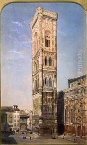 Giotto's Tower, Florence, 1857 by Thomas Hartley Cromek