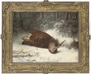 A Woodcock In The Snow