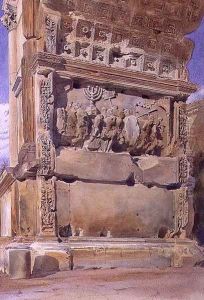 Arch of Titus, Rome, 1842 by Thomas Hartley Cromek