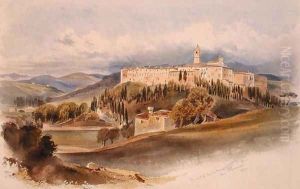 Convent of La Certosa, 1837 by Thomas Hartley Cromek