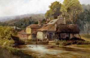 Riverside Rustic Cottage And Bridge