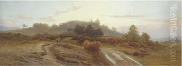 The First Gleam, Early Morning On Reigate Heath - view 1