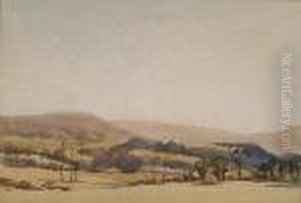 'sandpit On Little Bognor Common, Sussex' And 'an Extensive Upland Landscape' - view 1