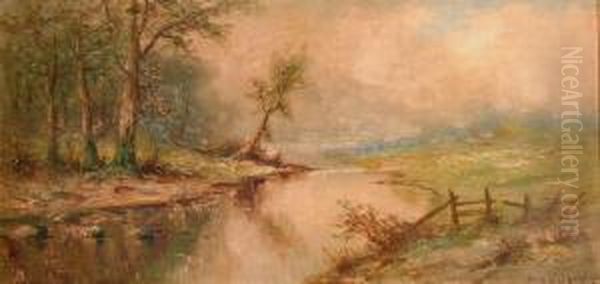 Wooded Landscape With A Stream - view 1