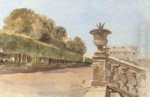 The Villa Conti, Frascati by Thomas Hartley Cromek