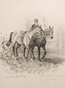 The Old Stud Groom Takes The Horses On Early To The Meet
