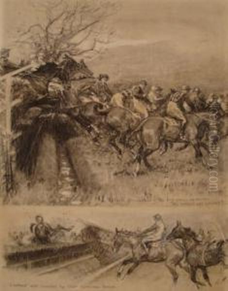' Impressions At Cheltenham ' 2 Part Picture - view 1