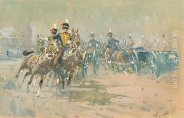 Charging Cavalry. - view 1