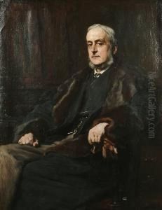 Portrait Of Henry Jeffreys Bushby, Seated, Wearing A Coat Edged With Fur