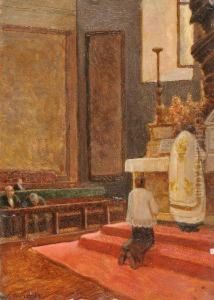 Interno Di Chiesa by Alfons Hollaender