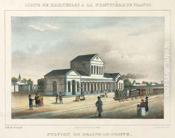 Braine-le-Comte Station, Belgium, 1843 - view 1
