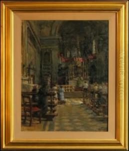 Interno Di Chiesa by Alfons Hollaender
