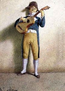 The Guitarist by A. Canella