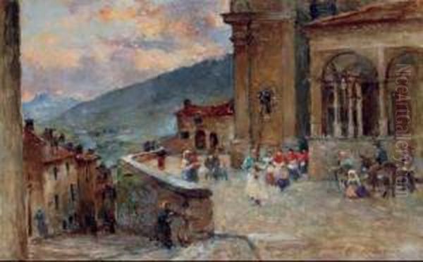 La Processione by Alfons Hollaender