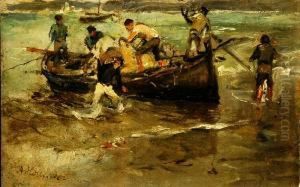 Ritorno Dalla Pesca by Alfons Hollaender