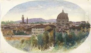 Veduta Di Firenze by Alfons Hollaender