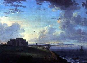 Highcliffe, near Christchurch, Dorset, the Seat of the Marquis of Bute, from the East Highcliffe, near Christchurch, Dorset, the Seat of the Marquis of Bute, from the East