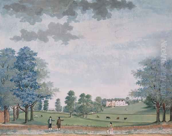 The Great House and Park at Chawton, c.1780 - view 1