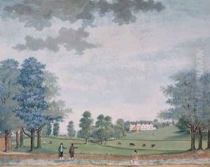 The Great House and Park at Chawton, c.1780 by Adam Callander