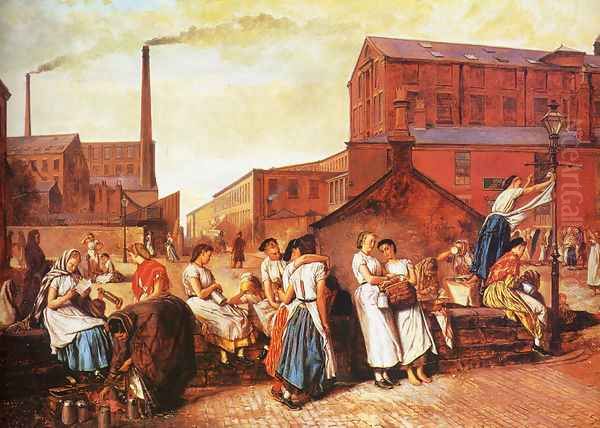 The Dinner Hour, Wigan by Eyre Crowe