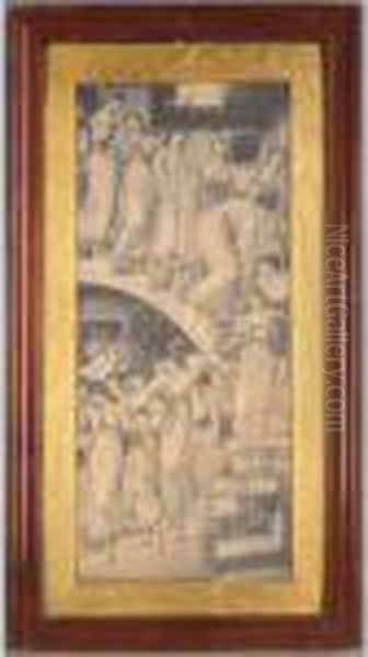 Photographic Facsimile Of Edward Burne-jones' ``the Golden Stairs' Of 1880, 1890s - view 1