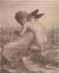 Five Photographic Facsimiles After Works By George Frederic Watts, 1890s Five Photographic Facsimiles After Works By George Frederic Watts, 1890s