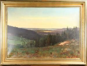 Tillskriven, Fjallandskap, Signerad "sten D 22 Aug 1875" by Per Daniel Holm