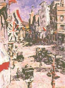Royal Visit, St. George's Street, Cape Town, 1925 by Harry Stratford Caldecott