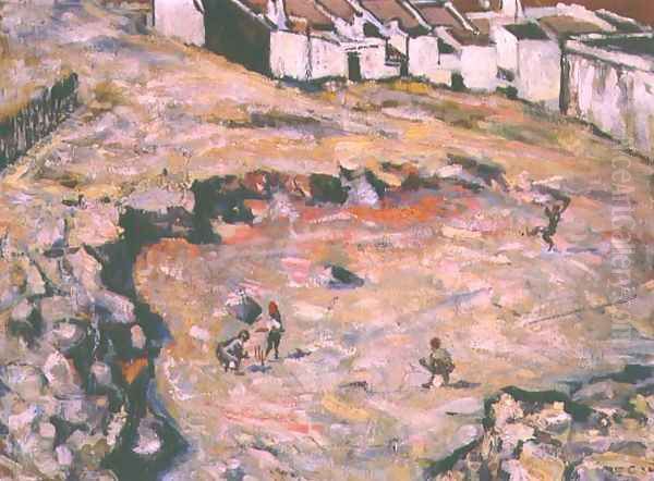 The Cricket Match - view 1