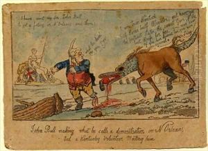 John Bull making what he calls a demonstration by William Charles