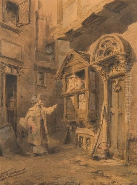Courtyard With Street Vendor - view 1