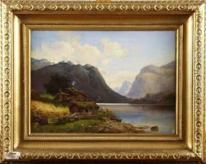 Fjordlandskap by Josefina Holmlund