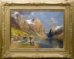 Hardangerfyord. by Johann Holmstedt