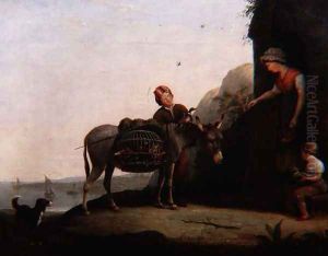 Bargaining for Poultry by Sir Augustus Wall Callcott