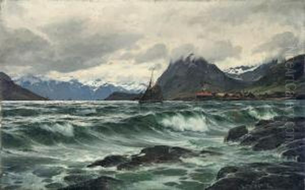 Choppy Waters In The Fjord - view 1