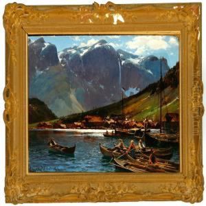 View Of A Norwegianfiord
