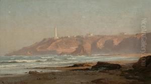 Low Tide, A Lighthouse Beyond