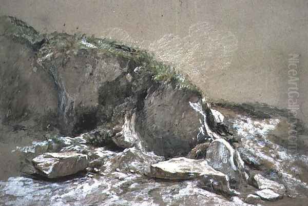 Rocks and Sea, Isle of Wight - view 1