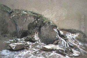 Rocks and Sea, Isle of Wight by Sir Augustus Wall Callcott