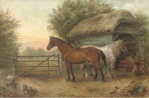 In The Farmyard by Edwin Frederick Holt